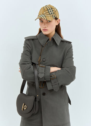 Burberry 格纹棉质棒球帽 棕色 bur0358002