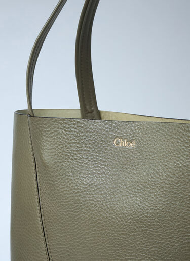 Chloé Spin Tote Bag Green chl0263095