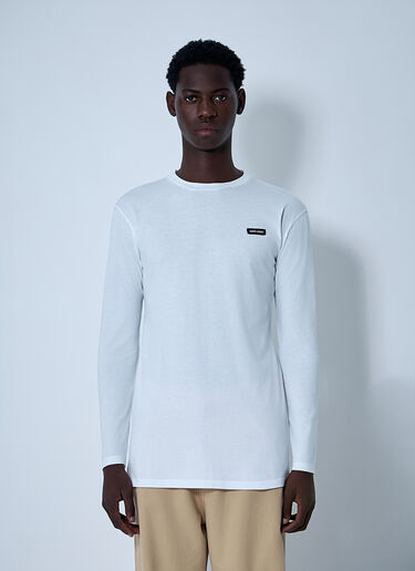 LN-CC® - Miu Miu: Set Of Three Logo Motif T-Shirts - White Miu Miu Set Of Three Logo Motif T-Shirts White miu0361001