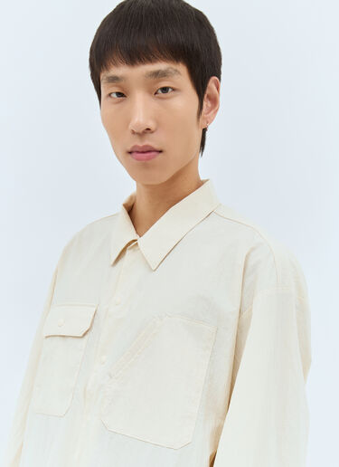 LN-CC® - Dickies: x Tokyo Design Collective 宽大工装衬衫 - 乳白色 Dickies x Tokyo Design Collective 宽大工装衬衫 乳白色 dks0158002
