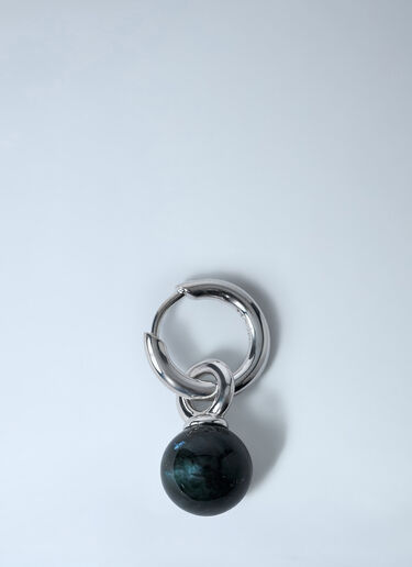 LN-CC® - Tom Wood: Cove Hoop Earrings - Black Tom Wood Cove Hoop Earrings Black tmw0362003