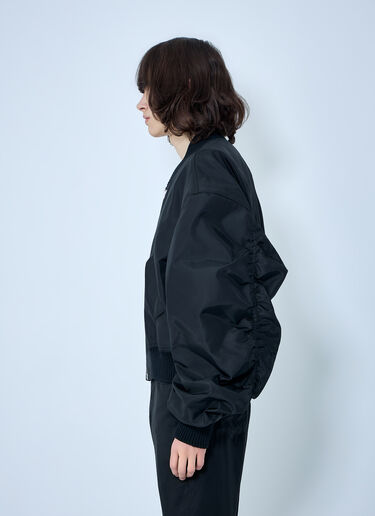 LN-CC® - Rick Owens: Flight Bomber Jacket - Black Rick Owens Flight Bomber Jacket Black ric0164006