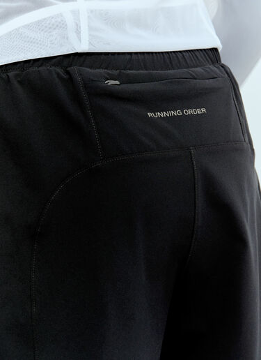 LN-CC® - RUNNING ORDER: Adasi 8" 双层内衬短裤 - 黑色 RUNNING ORDER Adasi 8" 双层内衬短裤 黑色 run0356008