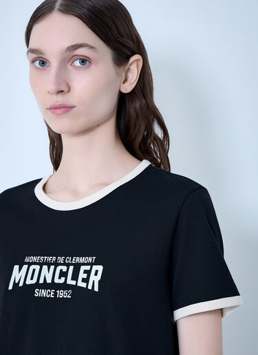 LN-CC® - Moncler: Cotton Jersey Logo T-Shirt - Black Moncler Cotton Jersey Logo T-Shirt Black mon0264026