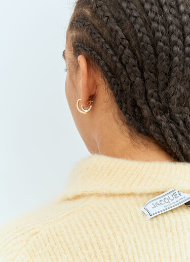 LN-CC® - Bottega Veneta: Loop Earrings - Gold Bottega Veneta Loop Earrings Gold bov0258009