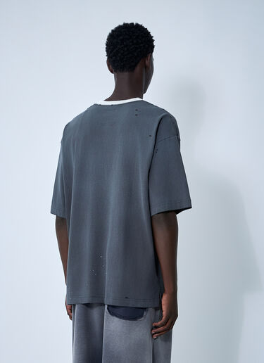 LN-CC® - Maison Mihara Yasuhiro: Logo Motif T-Shirt - Black Maison Mihara Yasuhiro Logo Motif T-Shirt Black mmy0160013