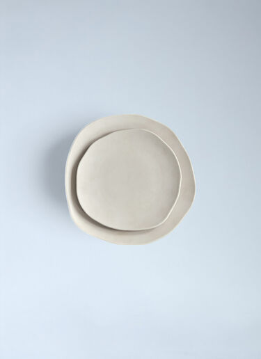 LN-CC® - 101 Copenhagen: Native Dinner And Dessert Plate Set - Cream 101 Copenhagen Native Dinner And Dessert Plate Set Cream wps0691747