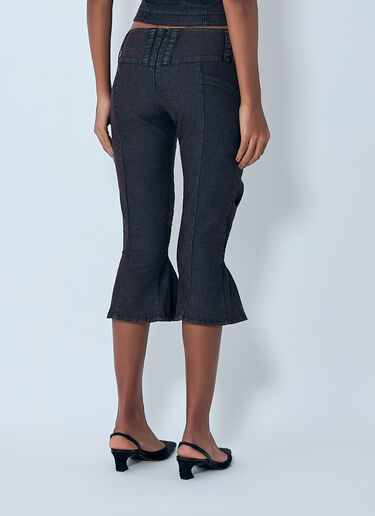 LN-CC® - Miss Sixty x KNWLS: Cropped Flared Jeans - Black Miss Sixty x KNWLS Cropped Flared Jeans Black msk0263011