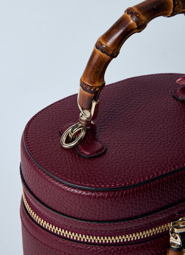 LN-CC® - Gucci: Mini Bamboo Shoulder Bag - Red Gucci Mini Bamboo Shoulder Bag Red guc0259079