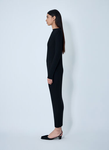 LN-CC® - Khaite: Sigrid Wool Maxi Dress - Black Khaite Sigrid Wool Maxi Dress Black kha0261004