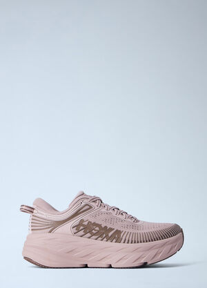 LN-CC® - HOKA: Bondi 7 Sneakers - Pink HOKA Bondi 7 Sneakers Pink hok0264002