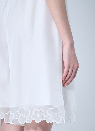LN-CC® - Cecilie Bahnsen: Arya Shorts - White Cecilie Bahnsen Arya Shorts White cec0260003