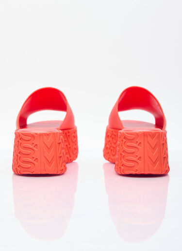 LN-CC® - Melissa x Marc Jacobs: Becky Platform Slides - Orange Melissa x Marc Jacobs Becky Platform Slides Orange mxm0254002