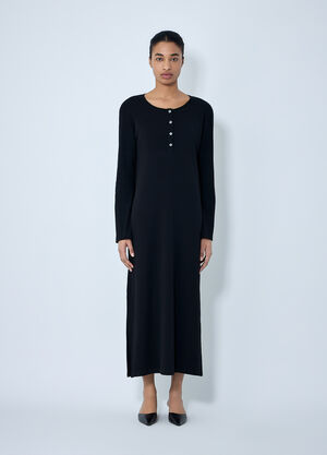 LN-CC® - The Row: Latoya Maxi Dress - Black The Row Latoya Maxi Dress Black row0264054