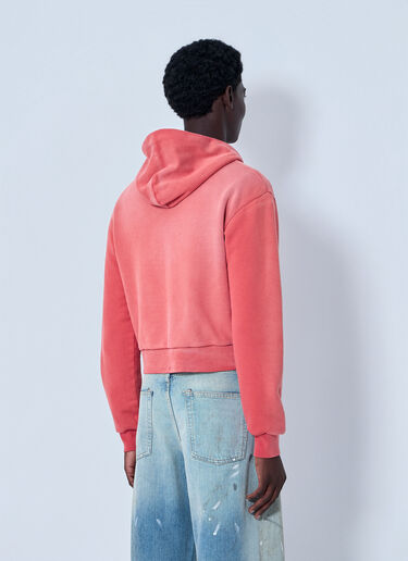 LN-CC® - Acne Studios: Zip-Up Hoodie - Red Acne Studios Zip-Up Hoodie Red acn0364036
