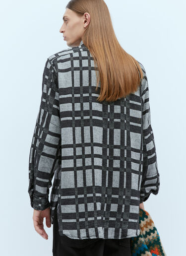 LN-CC® - Engineered Garments: Check Work Shirt - Grey Engineered Garments Check Work Shirt Grey egg0154002