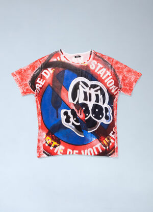 CHITO Logo Motif T-Shirt Red chi0160004