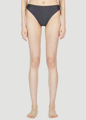 Ziah Goulue Tie Bikini Bottoms Grey zia0253003