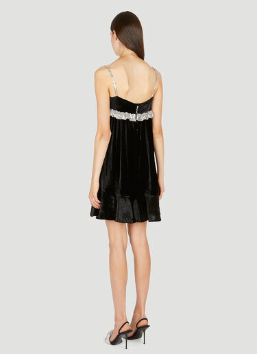 LN-CC® - Rabanne: Chainmail Panel Mini Dress - Black Rabanne Chainmail Panel Mini Dress Black pac0250030
