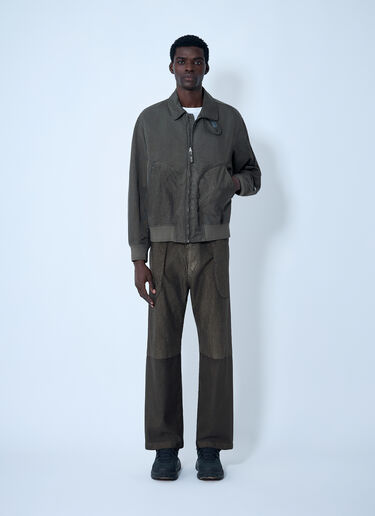 Massimo Osti Studio Garmet-Dyed Bomber Jacket Olive mso0162005