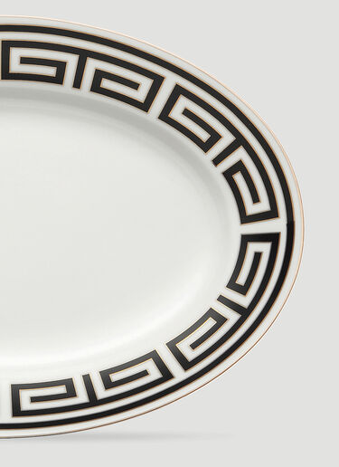 LN-CC® - Ginori 1735: Labirinto Oval Platter - Black Ginori 1735 Labirinto Oval Platter Black wps0644457