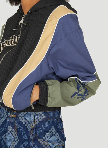 LN-CC® - Ahluwalia Studio: Nina Hooded Jacket - Black Ahluwalia Studio Nina Hooded Jacket Black ahl0250004