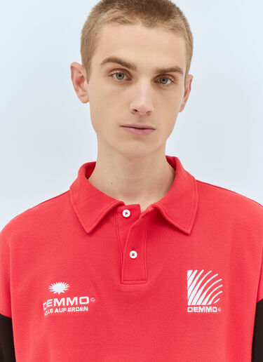 DEMMO Emb Polo 衫 红色 dem0159004
