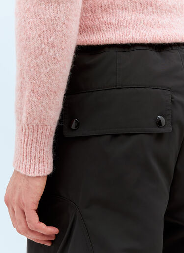 LN-CC® - Dries Van Noten: Drawstring Cargo Pants - Black Dries Van Noten Drawstring Cargo Pants Black dvn0158010