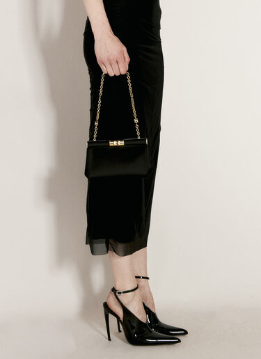 LN-CC® - Dolce & Gabbana: Small Marlene Shoulder Bag - Black Dolce & Gabbana Small Marlene Shoulder Bag Black dol0256008