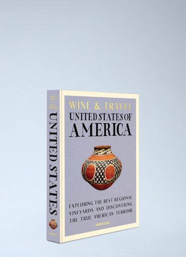 Assouline Wine And Travel: USA Book Blue wps0692451