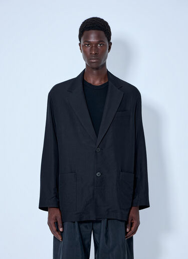 LN-CC® - ssstein: Single Breasted Jacket - Black ssstein Single Breasted Jacket Black sss0164008