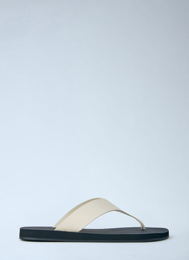 LN-CC® - The Row: Dune Classic Ginza Sandals - Ivory The Row Dune Classic Ginza Sandals Ivory row0264000