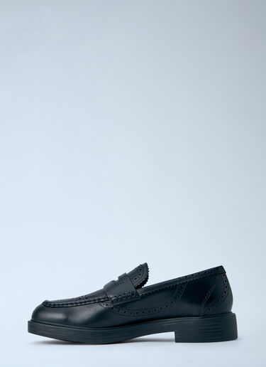 LN-CC® - CAMPER: Leather Brogue Loafers - Black CAMPER Leather Brogue Loafers Black cmp0164008