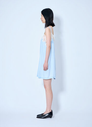 Maison Margiela Taped Slip Mini Dress Light Blue mla0264052