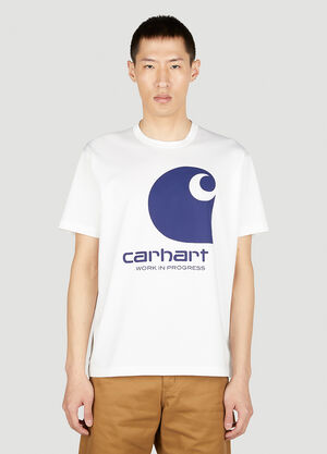 LN-CC® - Junya Watanabe x Carhartt: Logo Print T-Shirt - White Junya Watanabe x Carhartt Logo Print T-Shirt White jwc0152005