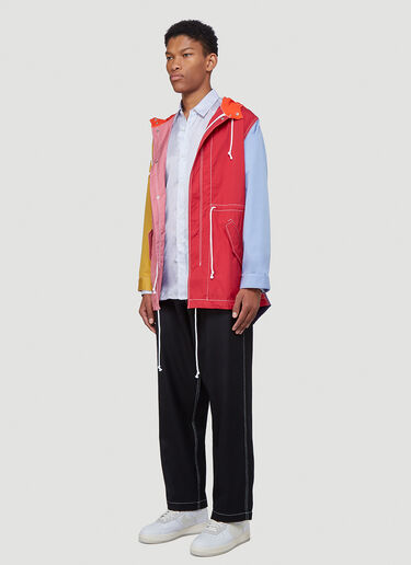 LN-CC® - Comme des Garcons SHIRT: Contrast-Stitch Pants - Black Comme des Garcons SHIRT Contrast-Stitch Pants Black cdg0140001