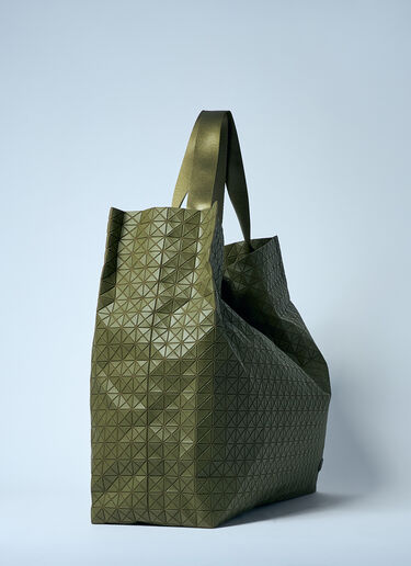 LN-CC® - Bao Bao Issey Miyake: Cart One-Tone Tote Bag - Green Bao Bao Issey Miyake Cart One-Tone Tote Bag Green bao0159004