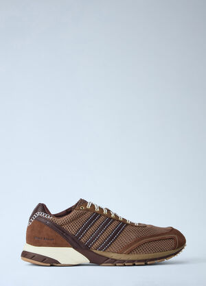 LN-CC® - adidas by Wales Bonner: Adizero Adios Mesh Sneakers - Brown adidas by Wales Bonner Adizero Adios Mesh Sneakers Brown awb0163016