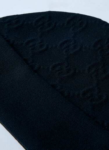 LN-CC® - Gucci: GG Wool-Blend Beanie - Black Gucci GG Wool-Blend Beanie Black guc0159079