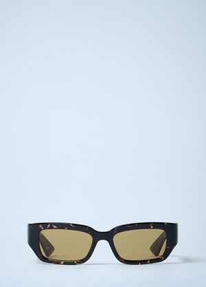 LN-CC® - Bottega Veneta: Dash Rectangular Sunglasses - Brown Bottega Veneta Dash Rectangular Sunglasses Brown bov0362002