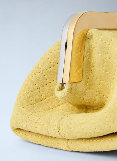 LN-CC® - Jacquemus: Salon Maïs 皮革手拿包 - 黄色 Jacquemus Salon Maïs 皮革手拿包 黄色 jac0264049