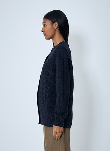 LN-CC® - The Row: Loneke Cardigan - Navy The Row Loneke Cardigan Navy row0262017