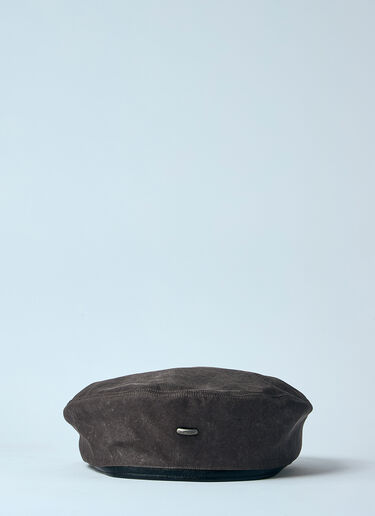 LN-CC® - Our Legacy: Wash Out Beret - Brown Our Legacy Wash Out Beret Brown our0360011