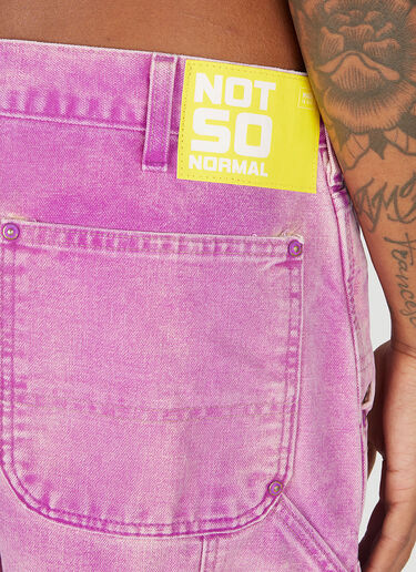 LN-CC® - NOTSONORMAL: Washed Working Jeans - Purple NOTSONORMAL Washed Working Jeans Purple nsm0351008