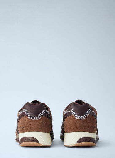 LN-CC® - adidas by Wales Bonner: Adizero Adios Mesh Sneakers - Brown adidas by Wales Bonner Adizero Adios Mesh Sneakers Brown awb0163016