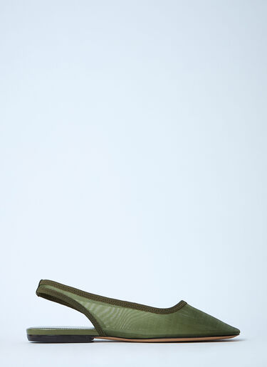 LN-CC® - Dries Van Noten: Mesh Slip-On Shoes - Khaki Dries Van Noten Mesh Slip-On Shoes Khaki dvn0260023