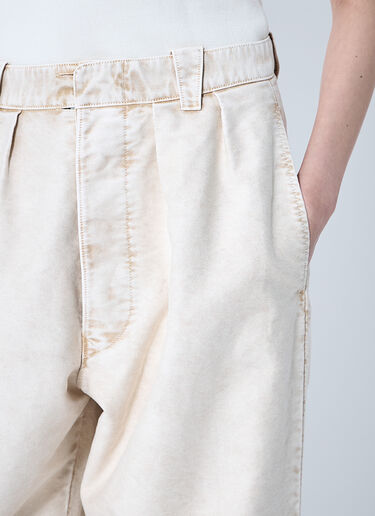 LN-CC® - Maison Margiela: Wide Leg Pants - Beige Maison Margiela Wide Leg Pants Beige mla0259010