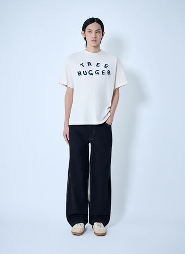 Story mfg. Poetry Canvas Wonky-Wear Pants Black str0163006
