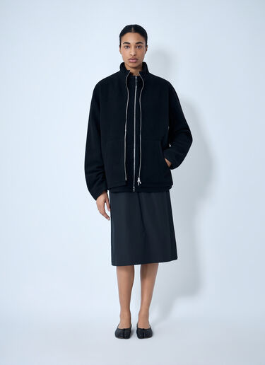 RIER Wool Zip-Up Jacket Black rrr0364003