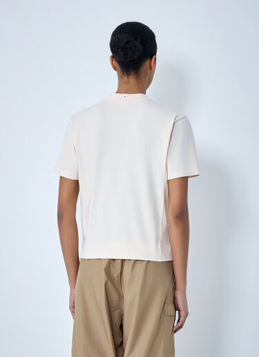 LN-CC® - Moncler Grenoble: Set of Three Cotton Jersey T-Shirts - Beige Moncler Grenoble Set of Three Cotton Jersey T-Shirts Beige mog0264008